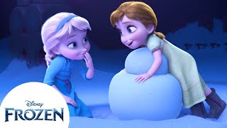 Elsa amp Annas Snow Scenes  Frozen [upl. by Kellina]