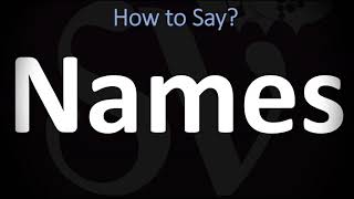 How to Pronounce Names CORRECTLY [upl. by Gosney]