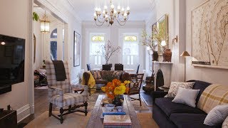 A Traditional Brooklyn Brownstone with a Twist  Home Tours  House Beautiful [upl. by Aleakam]