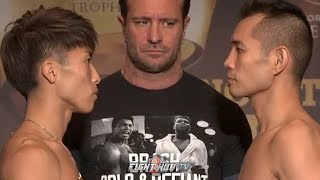 NAOYA INOUE VS NONITO DONAIRE  FULL WEIGH IN AND FACE OFF VIDEO [upl. by Aiouqes]