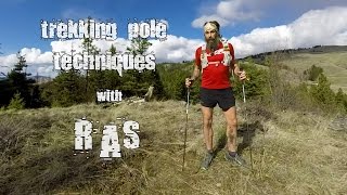 Trekking Pole Techniques  The UltraPedestrian Method [upl. by Farny]