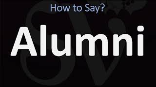 How to Pronounce Alumni CORRECTLY [upl. by Hime]