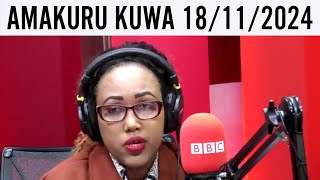 AMAKURU YA BBC GAHUZAMIRYANGO UYU MUNSI 18112024 [upl. by Iaht]