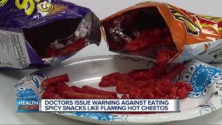 Hot Cheetos and Takis could land you in the emergency room [upl. by Ennayr]