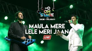 Maula Mere Lele Meri Jaan  Salim Sulaiman Live  Vipul Mehta  9XM On Stage [upl. by Nabla]