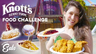 Ultimate Knotts Berry Farm Challenge Trying All Of The Boysenberry Treats [upl. by Atrebor]