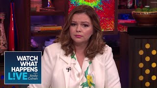 Amber Tamblyn Is Asked About James Woods  WWHL [upl. by Remo]