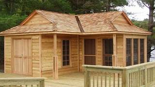 A Small Inexpensive Wood Cabin Kit that You Can Assemble Yourself for 23 to 29000 [upl. by Misab]