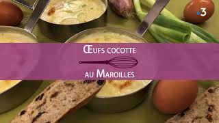 La recette des oeufs cocotte au Maroilles [upl. by Bakeman]