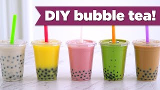 DIY Boba  Bubble Tea Healthy Recipes  Mind Over Munch [upl. by Rosette]