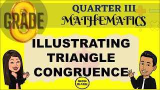 ILLUSTRATING TRIANGLE CONGRUENCE  GRADE 8 MATHEMATICS Q3 [upl. by Dnomal300]