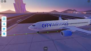 Landvetter to Las Vegas Roblox  Boeing 737  First Class  Landvetter Airport Simulator [upl. by Hills]