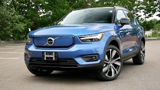 2021 Volvo XC40 Recharge Pure Electric P8 Review  Walk Around and Test Drive [upl. by Adnohsel]