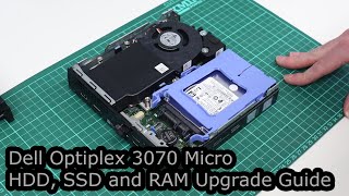 Dell Optiplex 3070 Micro SSD HDD and RAM Upgrade Guide [upl. by Suriaj]