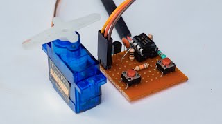 Servo motor controller using 555 IC  Servo tester  Servo controller without Arduino [upl. by Esnofla875]