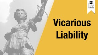 Tort Law  Vicarious Liability [upl. by Elleivap558]