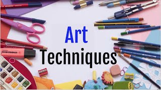 5 Cool Art Techniques [upl. by Towney]