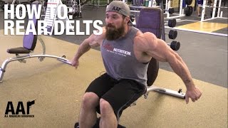 Seth Feroce HowTo Rear Delts [upl. by Ais529]