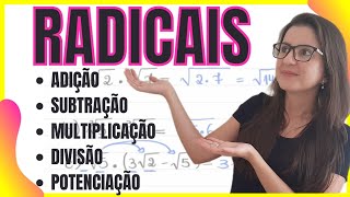 OPERAÇÕES COM RADICAIS 👩‍🏫 PROF GISELE RAMOS [upl. by Loftis]