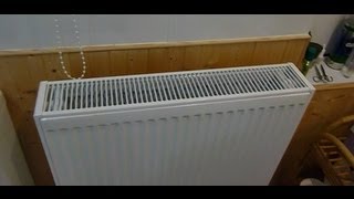 How to change an old cast iron radiator for a new one the same size Double your heat [upl. by Strephonn]