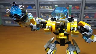 Como hacer un Robot de combate Lego  REMASTER Mr P [upl. by Rehtae]