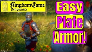 How to get PLATE ARMOR EASILY in KINGDOM COME DELIVERANCE Kingdom Come Deliverance GUIDE [upl. by Cohbert]