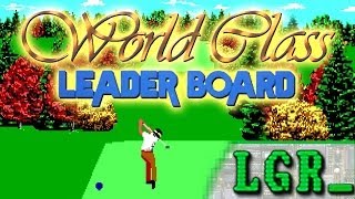 LGR  World Class Leader Board  DOS PC Game Review [upl. by Eliza]