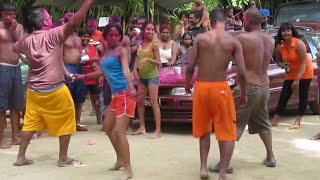 Trinidad Tassa Dance Off Competition  Guanapo River Pool 2013 [upl. by Arabel855]