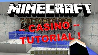 CASINO bauen in Minecraft German 110 TUTORIAL [upl. by Sokairyk]