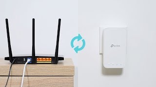 TPLink AC1200 WiFi Range Extender RE300 Quick Setup WPS [upl. by Aivatnuahs]