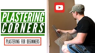 How To Plaster Corners  Corner Bead Plastering For Beginners [upl. by Siderf327]