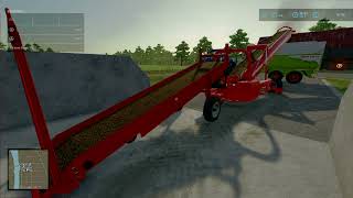 FS22  Easiest way to unload silage [upl. by Enak]