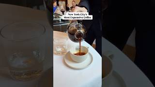 I Tried New York Citys Most Expensive Coffee [upl. by Noseaj]