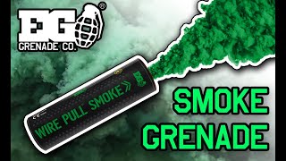 WP40 Green Smoke Grenade  Smoke Bomb  Smoke Effect [upl. by Belsky]