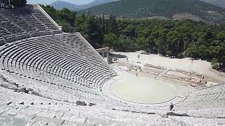 The Ancient Theatre of Epidaurus Peloponnese  Omilo [upl. by Laspisa32]