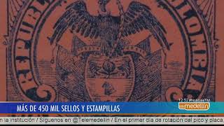 Cronología de la Filatelia en Colombia exposición de sellos Noticias  Telemedellín [upl. by Koehler]