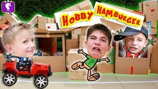 HobbyHamburger Box Fort Challenge by HobbyFamily [upl. by Martijn]