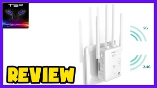 Aukey AC1200 DualBand WiFi Range Extender  Repeater REVIEW amp SETUP [upl. by Lurie]