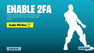 How to Enable Epic Games and Fortnite 2FA Two Factor Authentication Epic Games Support [upl. by Amerigo]