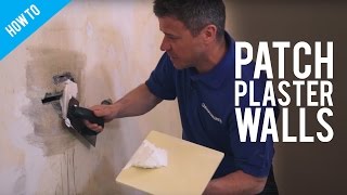 How to Patch Plaster Walls [upl. by Leonor]