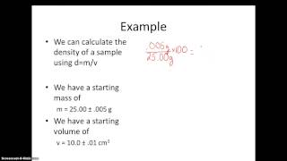 Calculating Uncertainties [upl. by Barton]