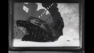 RMS Lusitania Sinking  1918 Animated Film on Reel America [upl. by Amlas]