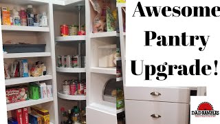 DIY Kitchen Pantry Remodel  Kitchen Project [upl. by Lebasile]