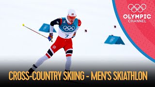 Simen Krügers Amazing Recovery in Men’s CrossCountry Skiathlon  PyeongChang 2018 Replays [upl. by Persse]