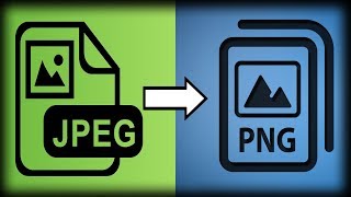 How to Convert JPG to PNG [upl. by Anileva664]