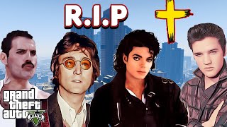 Rock amp Pop Stars Deaths Recreation in GTA 5 Michael Jackson Elvis Presley John Lennon [upl. by Priestley]