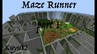 Minecraft Maze Runner  Part 1 [upl. by Bluma]