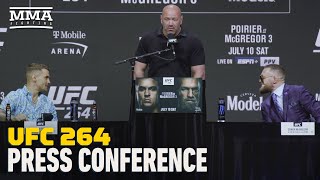 UFC 264 Poirier vs McGregor 3 Prefight Press Conference  MMA Fighting [upl. by Reniar]