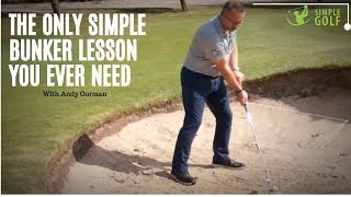 The Only Simple Simple Bunker Lesson You Need [upl. by Daryn694]