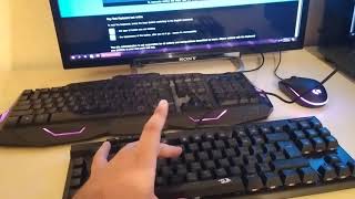 Problema teclado Redragon Magic Wand Pro  CompraGamer [upl. by Hanni]